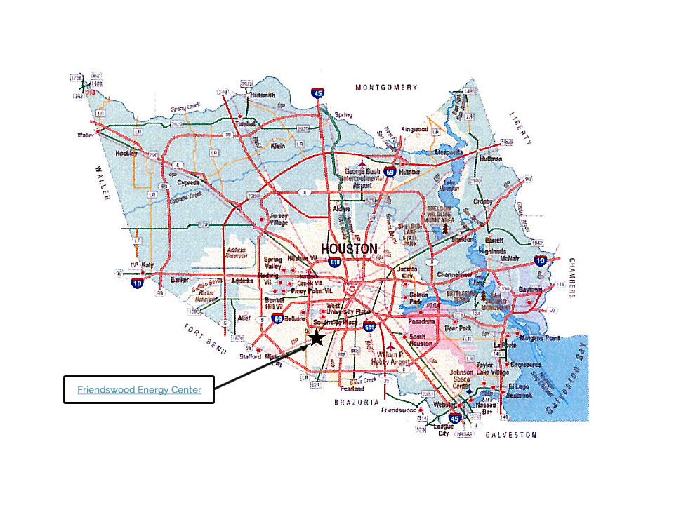 Friendswood Energy Center Map
